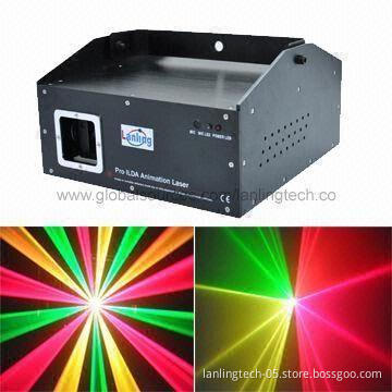 Multi-color ILDA Cartoon Stage Club DJ Sound Laser Lighting, 800mW